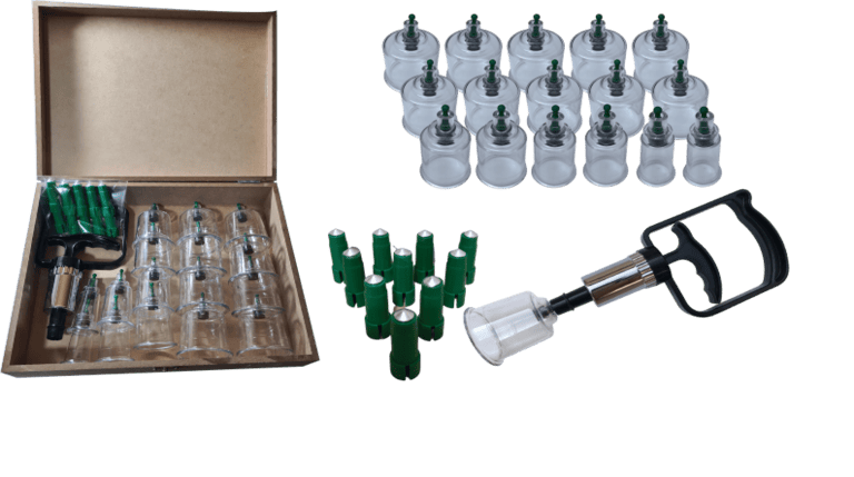 O Kit Ventosas é um conjunto completo de acessórios desenvolvido para técnicas corporais e terapêuticas, indicado para ventosaterapia, estímulo da circulação e relaxamento muscular.